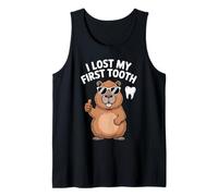 I Lost My First Tooth Kids Tooth Fairy Funny Capybara Boy Tank Top