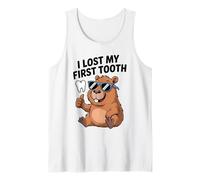 I Lost My First Tooth Kids Tooth Fairy Funny Capybara Boy Tank Top
