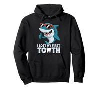 I Lost My First Tooth Kids Tooth Fairy Funny Shark Boy Pullover Hoodie