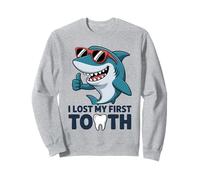 I Lost My First Tooth Kids Tooth Fairy Funny Shark Boy Sweatshirt