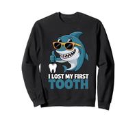 I Lost My First Tooth Kids Tooth Fairy Funny Shark Boy Sweatshirt