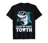 I Lost My First Tooth Kids Tooth Fairy Funny Shark Boy T-Shirt