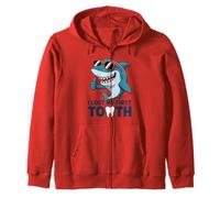 I Lost My First Tooth Kids Tooth Fairy Funny Shark Boy Zip Hoodie