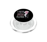 I Lost My Heart To The Ocean Jellyfish PopSockets PopGrip for MagSafe