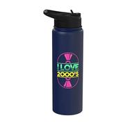 I Love 2000's - Retro 2000s Stainless Steel Insulated Water Bottle