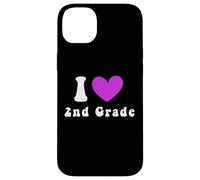 I Love 2nd Grade Boys Girls Teacher Second Grade Squad Case for iPhone 14 Plus