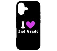 I Love 2nd Grade Boys Girls Teacher Second Grade Squad Case for iPhone 17