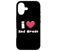 I Love 2nd Grade Boys Girls Teacher Second Grade Squad Case for iPhone 17