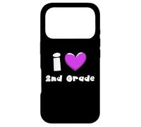 I Love 2nd Grade Boys Girls Teacher Second Grade Squad Case for iPhone 17 Pro