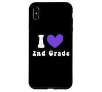 I Love 2nd Grade Boys Girls Teacher Second Grade Squad Case for iPhone XS Max