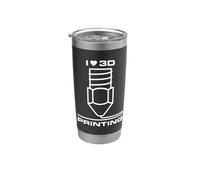 I Love 3D Printing 3D Printers Nerds Additive Manufacturing Stainless Steel Insulated Tumbler