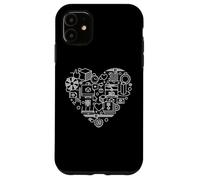 I Love 3D Printing Heart - for 3D Printers Enthusiasts Case for iPhone 11