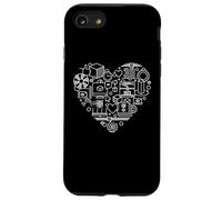 I Love 3D Printing Heart - for 3D Printers Enthusiasts Case for iPhone SE (2020) / 7/8