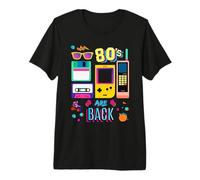I Love 80's, Cool Vintage Retro 80's are Back Graphic Design Premium T-Shirt