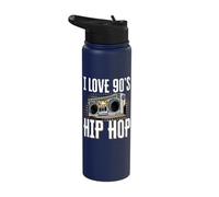 I Love 90's Hip Hop Stainless Steel Insulated Water Bottle
