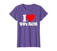 I Love 90's R&B Red Heart Vintage Music 90's R&B T-Shirt