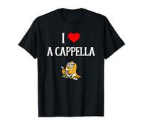 I Love A Cappella I Heart A Cappella Singing Song Lover T-Shirt