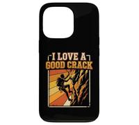 I Love A Good Crack Funny Rock Climbing Retro Case for iPhone 13 Pro