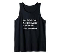 I Love a Threesome Margarita Recipe Tank Top