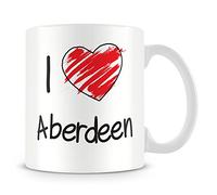 I Love Aberdeen Personalised Mug - Add Photo - Customised Cup Gift
