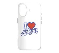 I Love Abigail Case for iPhone 17