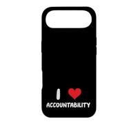 I Love Accountability - Heart - Responsible Accountable Case for iPhone Air
