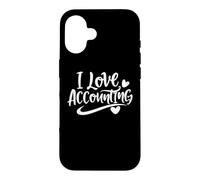i love accounting mathematics lovers accountant cute design Case for iPhone 16