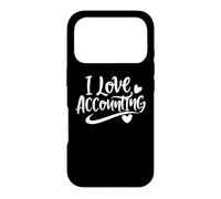 i love accounting mathematics lovers accountant cute design Case for iPhone 17 Pro