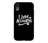 i love accounting mathematics lovers accountant cute design Case for iPhone XR