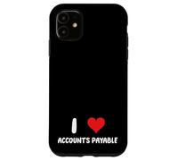 I Love Accounts Payable - Heart - Accountant Accounting Case for iPhone 11