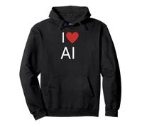 I LOVE AI Community Tee Pullover Hoodie