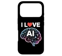 I Love AI Neural Brain Tech Design Case for iPhone 17 Pro