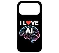 I Love AI Neural Brain Tech Design Case for iPhone 17 Pro Max