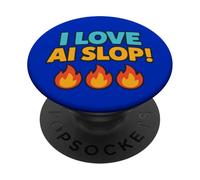 I Love AI Slop PopSockets Adhesive PopGrip