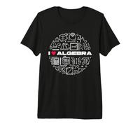 I Love Algebra - Mathematic Teacher Math Student Premium T-Shirt