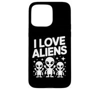 I Love Aliens Extraterrestrial Fans Unite Case for iPhone 15 Pro Max