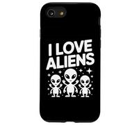 I Love Aliens Extraterrestrial Fans Unite Case for iPhone SE (2020) / 7/8