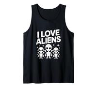 I Love Aliens Extraterrestrial Fans Unite Tank Top