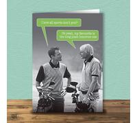 I Love All Sports Don't You? Birthday Card
