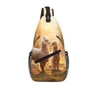 I Love Alpacas Crossbody Sling Bag Crossbody Shoulder Chest Bag Shoulder Strap Waist Fanny Pack Men Women