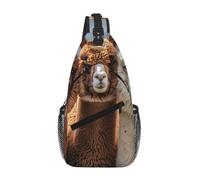 I Love Alpacas Crossbody Sling Bag Crossbody Shoulder Chest Bag Shoulder Strap Waist Fanny Pack Men Women