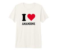 I Love Amandine Premium T-Shirt