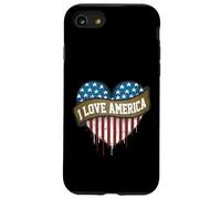 I Love America 4th July American Flag - Independence Day T Case for iPhone SE (2020) / 7/8