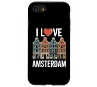 I Love Amsterdam Heart Canal Houses Case for iPhone SE (2020) / 7/8