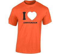 I Love Amsterdam Mens T-Shirt Fathers Day 10 Colours (S-3XL) by swagwear