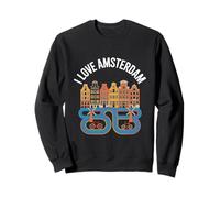 I Love Amsterdam Scenic Bicycle Adventure Sweatshirt