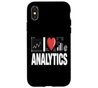 I Love Analytics Funny Data Analyst Statistics Case for iPhone X/XS