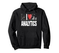 I Love Analytics Funny Data Analyst Statistics Pullover Hoodie