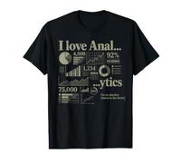 I Love Analytics I'm an Absolute Demon in The Sheets Vintage Value Graphic T-Shirt