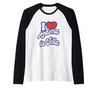 I Love Andorra la Vella Raglan Baseball Tee